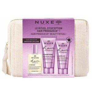 NUXE Hair Prodigieux 4pc Set High Shine Shampoo & Conditioner w/ Nourishing Mask